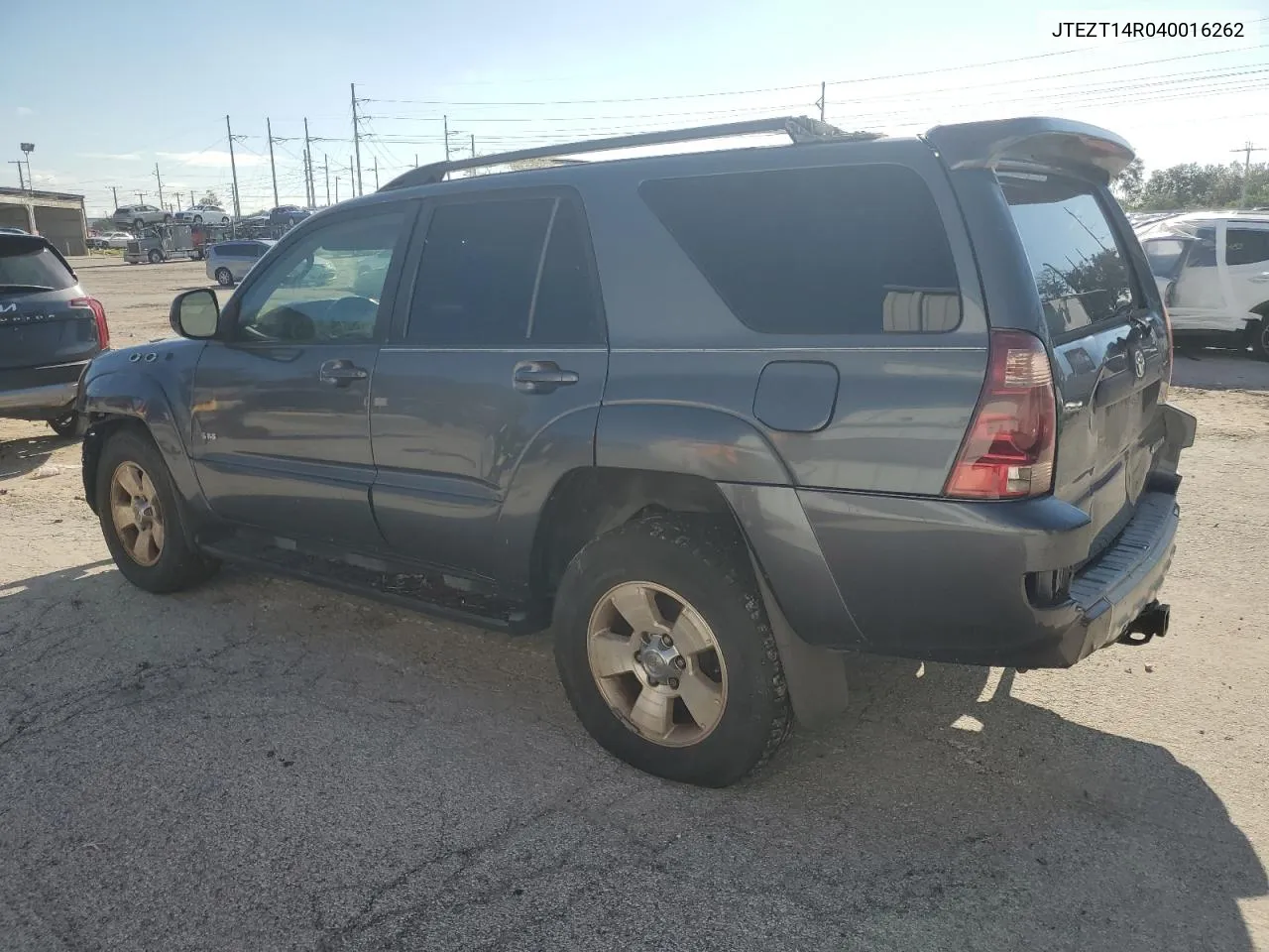 2004 Toyota 4Runner Sr5 VIN: JTEZT14R040016262 Lot: 73120344