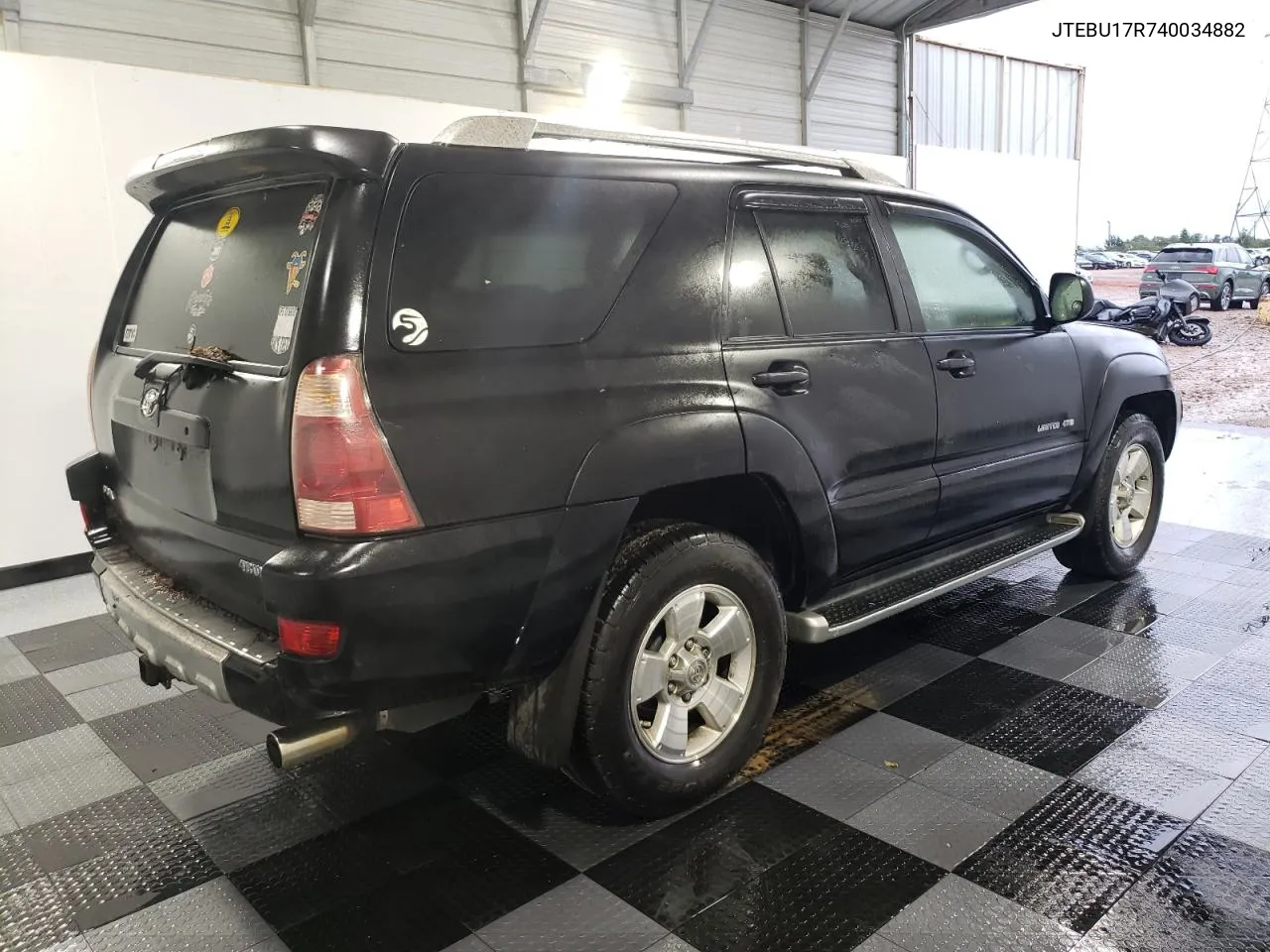 2004 Toyota 4Runner Limited VIN: JTEBU17R740034882 Lot: 73464934