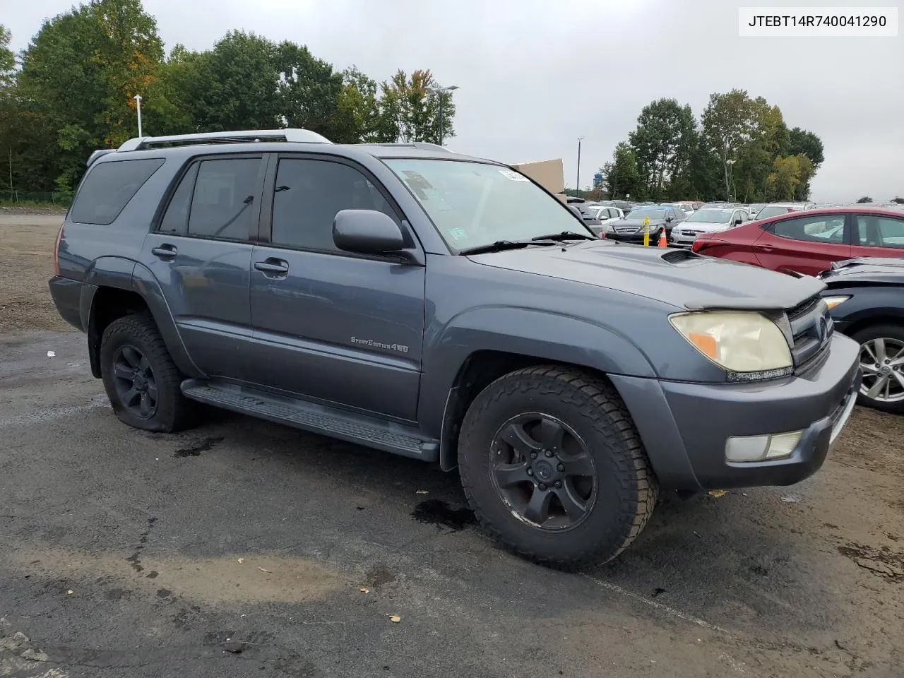 2004 Toyota 4Runner Sr5 VIN: JTEBT14R740041290 Lot: 73511594