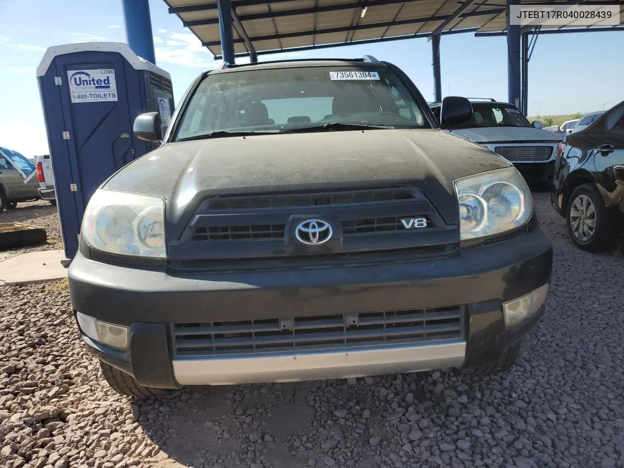 2004 Toyota 4Runner Limited VIN: JTEBT17R040028439 Lot: 73561304