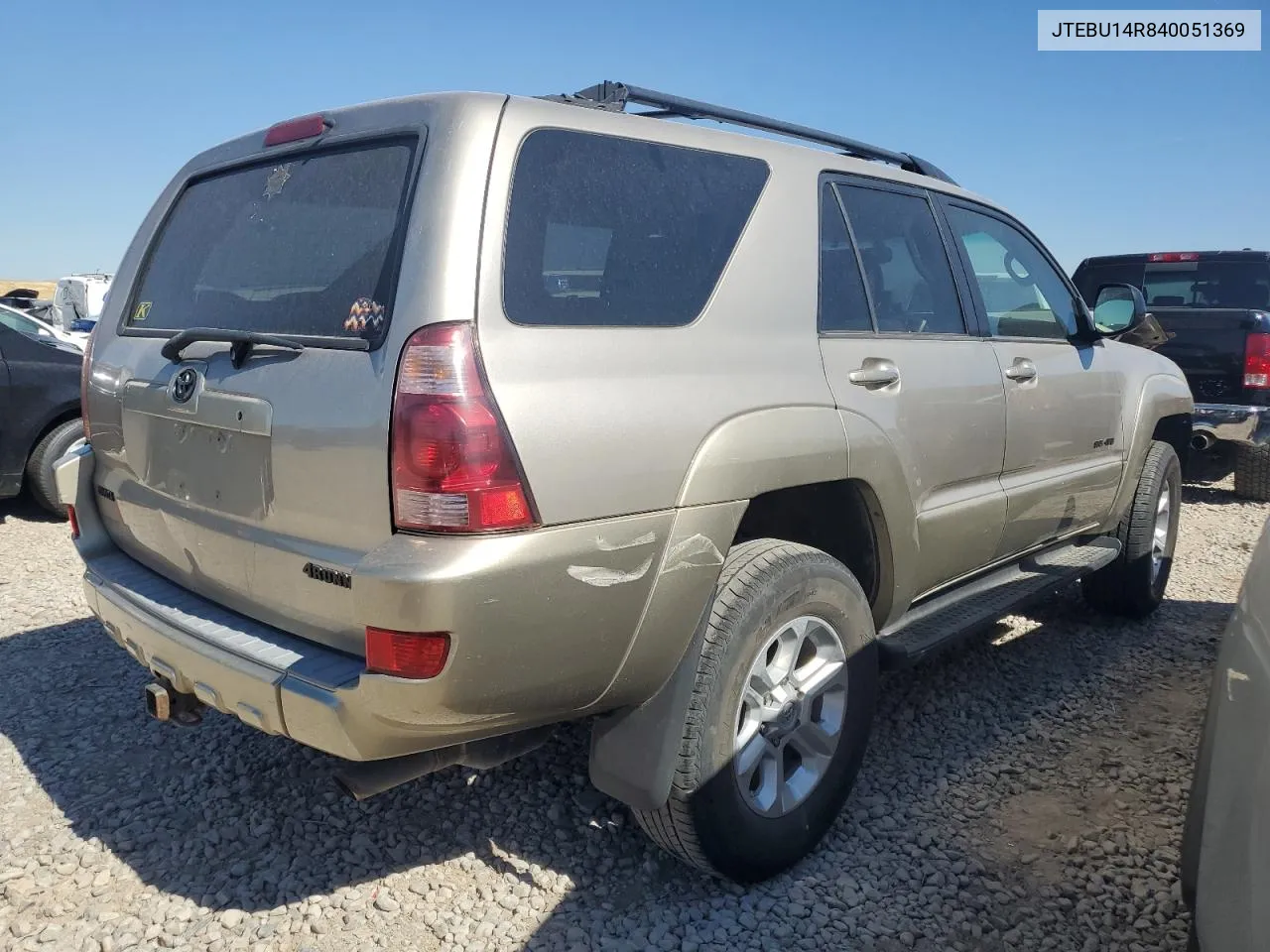 2004 Toyota 4Runner Sr5 VIN: JTEBU14R840051369 Lot: 73893874