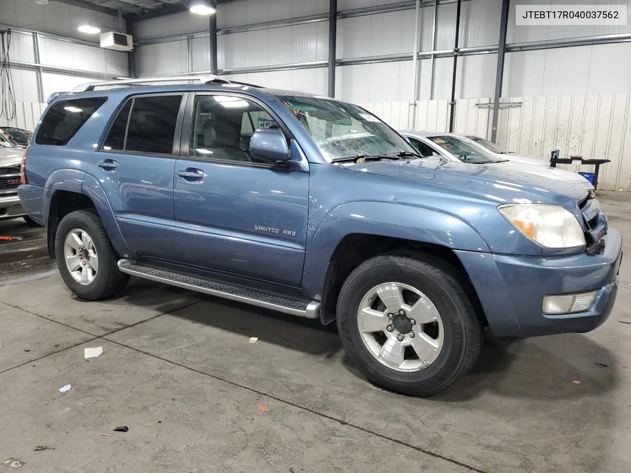 JTEBT17R040037562 2004 Toyota 4Runner Limited