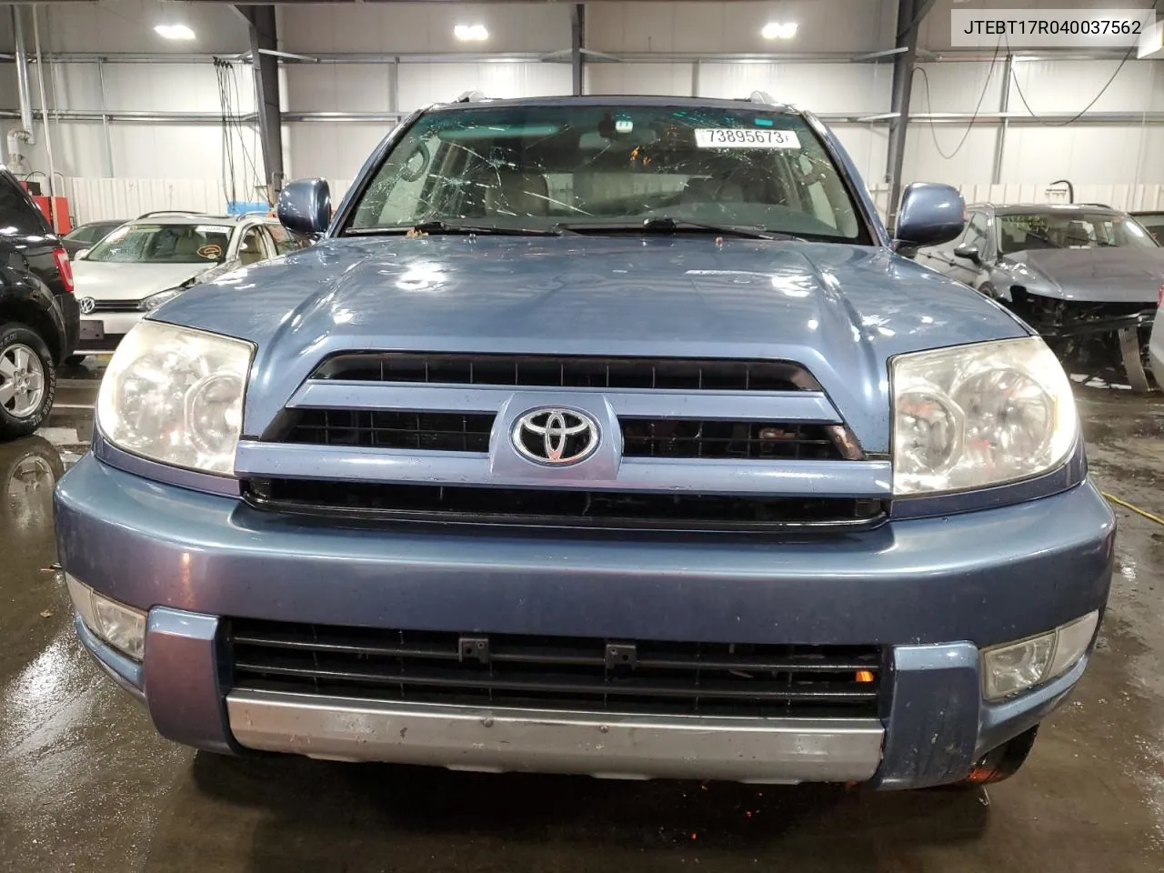 2004 Toyota 4Runner Limited VIN: JTEBT17R040037562 Lot: 73895673