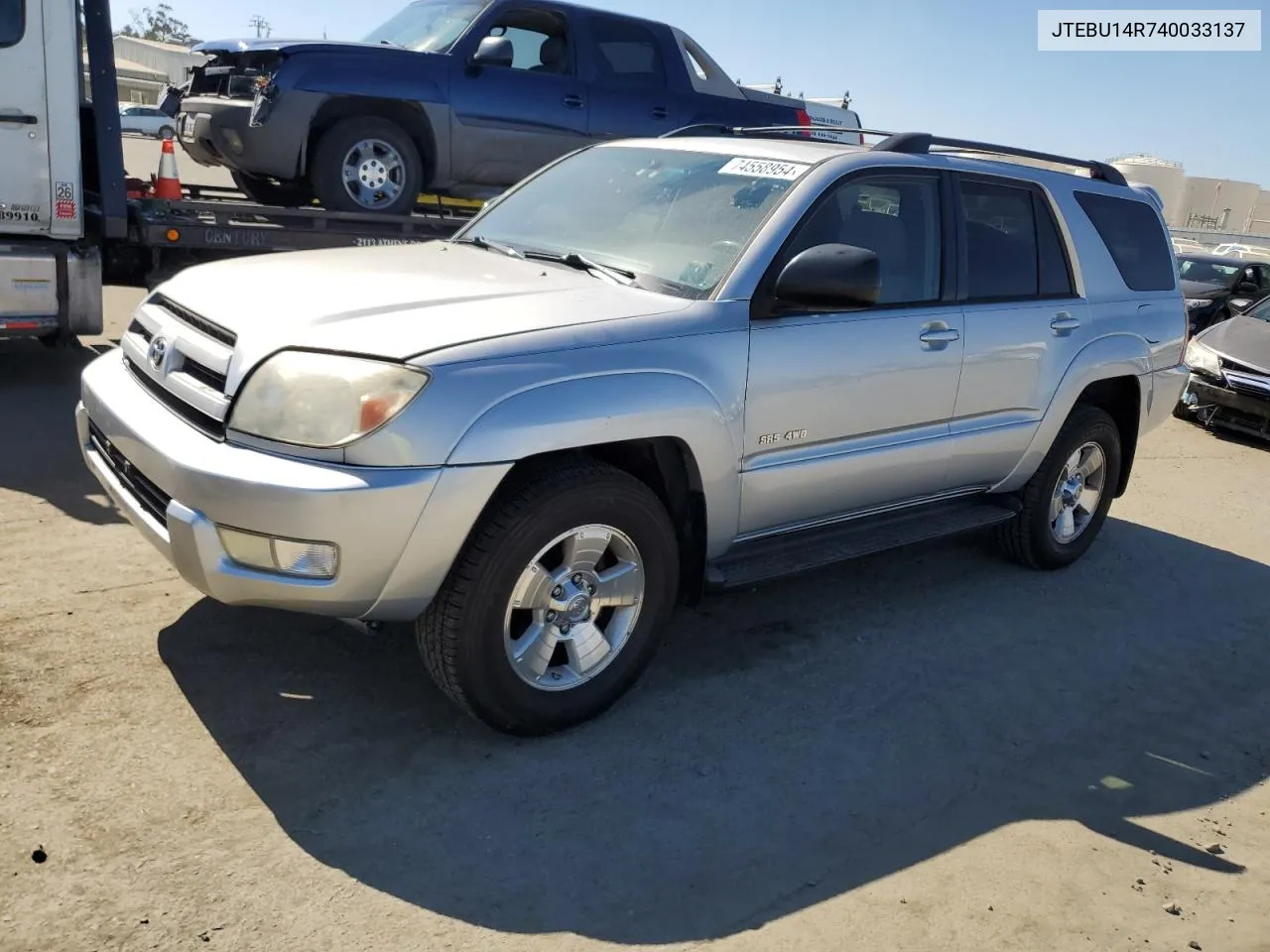 2004 Toyota 4Runner Sr5 VIN: JTEBU14R740033137 Lot: 74558954