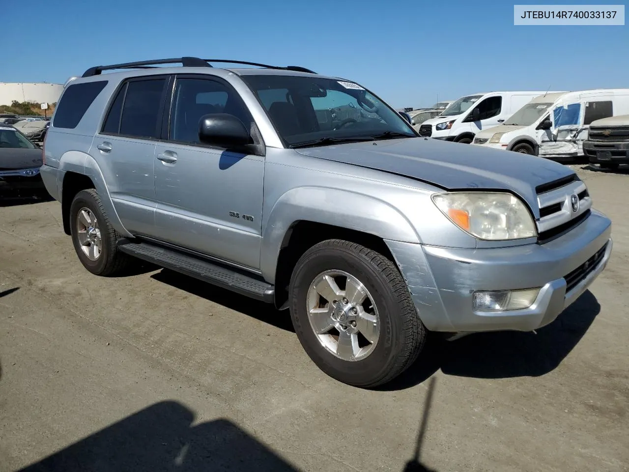 2004 Toyota 4Runner Sr5 VIN: JTEBU14R740033137 Lot: 74558954