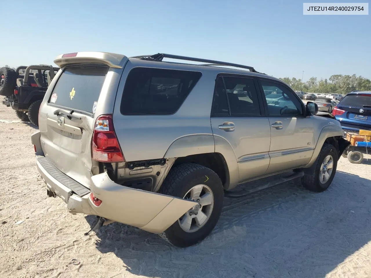 2004 Toyota 4Runner Sr5 VIN: JTEZU14R240029754 Lot: 74629734