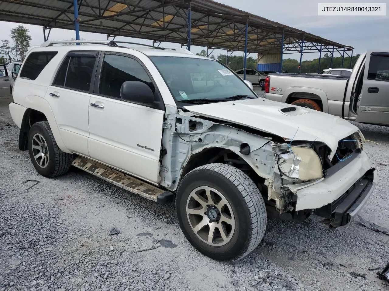 2004 Toyota 4Runner Sr5 VIN: JTEZU14R840043321 Lot: 74763954