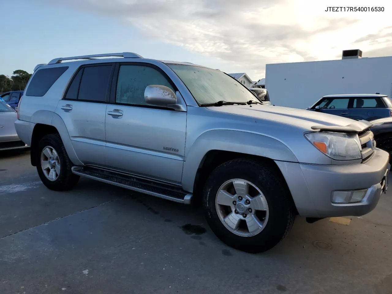 2004 Toyota 4Runner Limited VIN: JTEZT17R540016530 Lot: 75098014