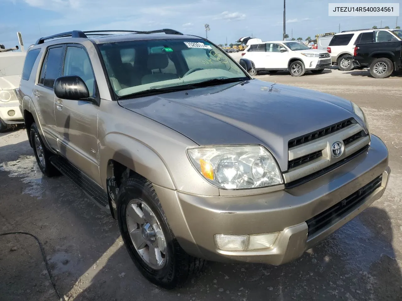 2004 Toyota 4Runner Sr5 VIN: JTEZU14R540034561 Lot: 75255174