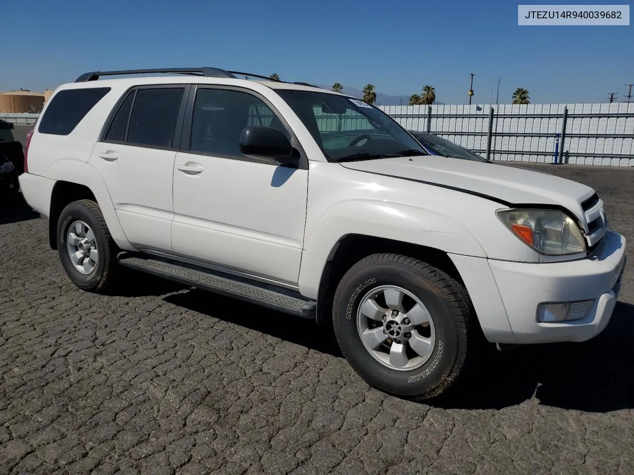 2004 Toyota 4Runner Sr5 VIN: JTEZU14R940039682 Lot: 75669294