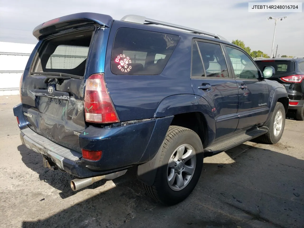 2004 Toyota 4Runner Sr5 VIN: JTEBT14R248016704 Lot: 75691814