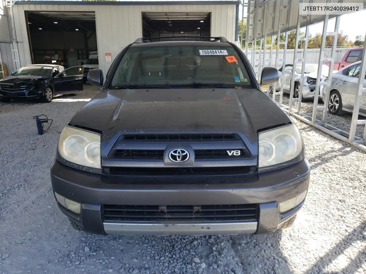 2004 Toyota 4Runner Limited VIN: JTEBT17R240039412 Lot: 76048414