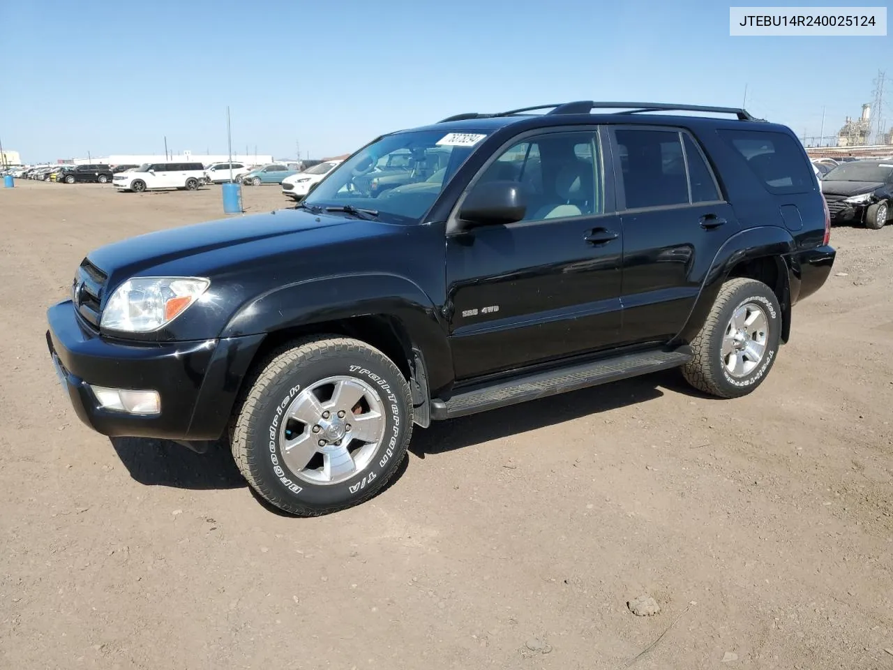 2004 Toyota 4Runner Sr5 VIN: JTEBU14R240025124 Lot: 76378294