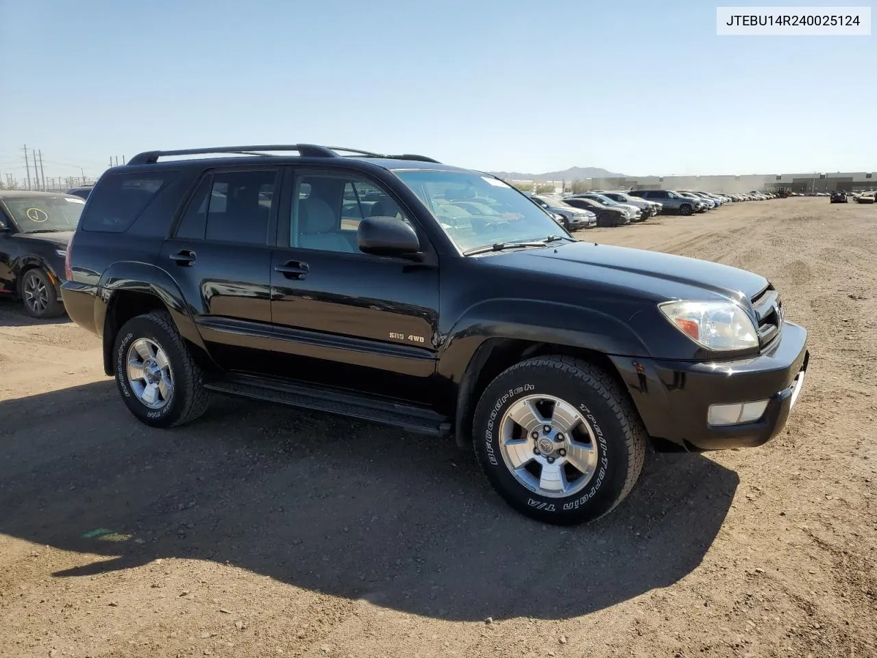 2004 Toyota 4Runner Sr5 VIN: JTEBU14R240025124 Lot: 76378294