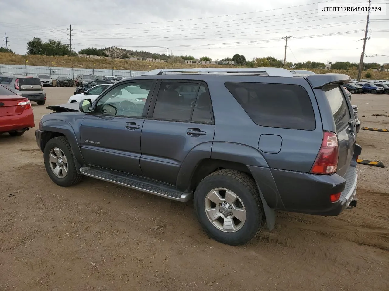 2004 Toyota 4Runner Limited VIN: JTEBT17R848012569 Lot: 76716904