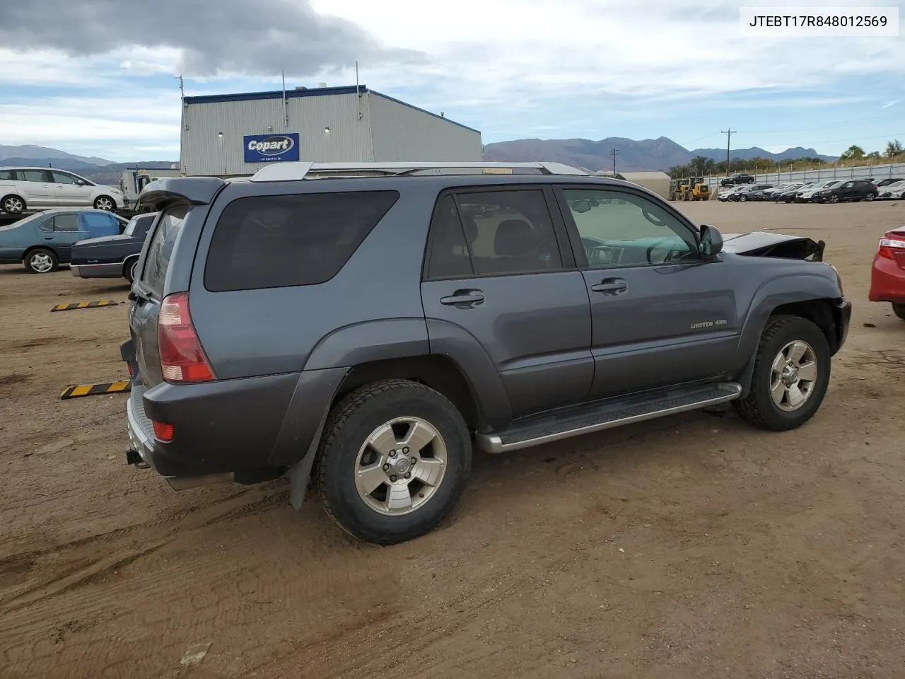 2004 Toyota 4Runner Limited VIN: JTEBT17R848012569 Lot: 76716904