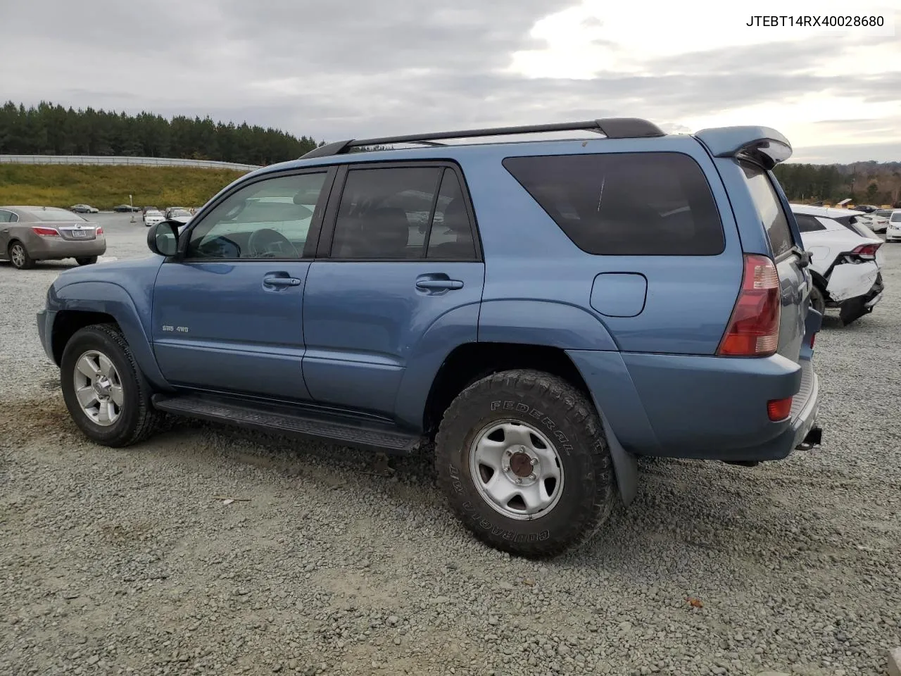 2004 Toyota 4Runner Sr5 VIN: JTEBT14RX40028680 Lot: 77048334