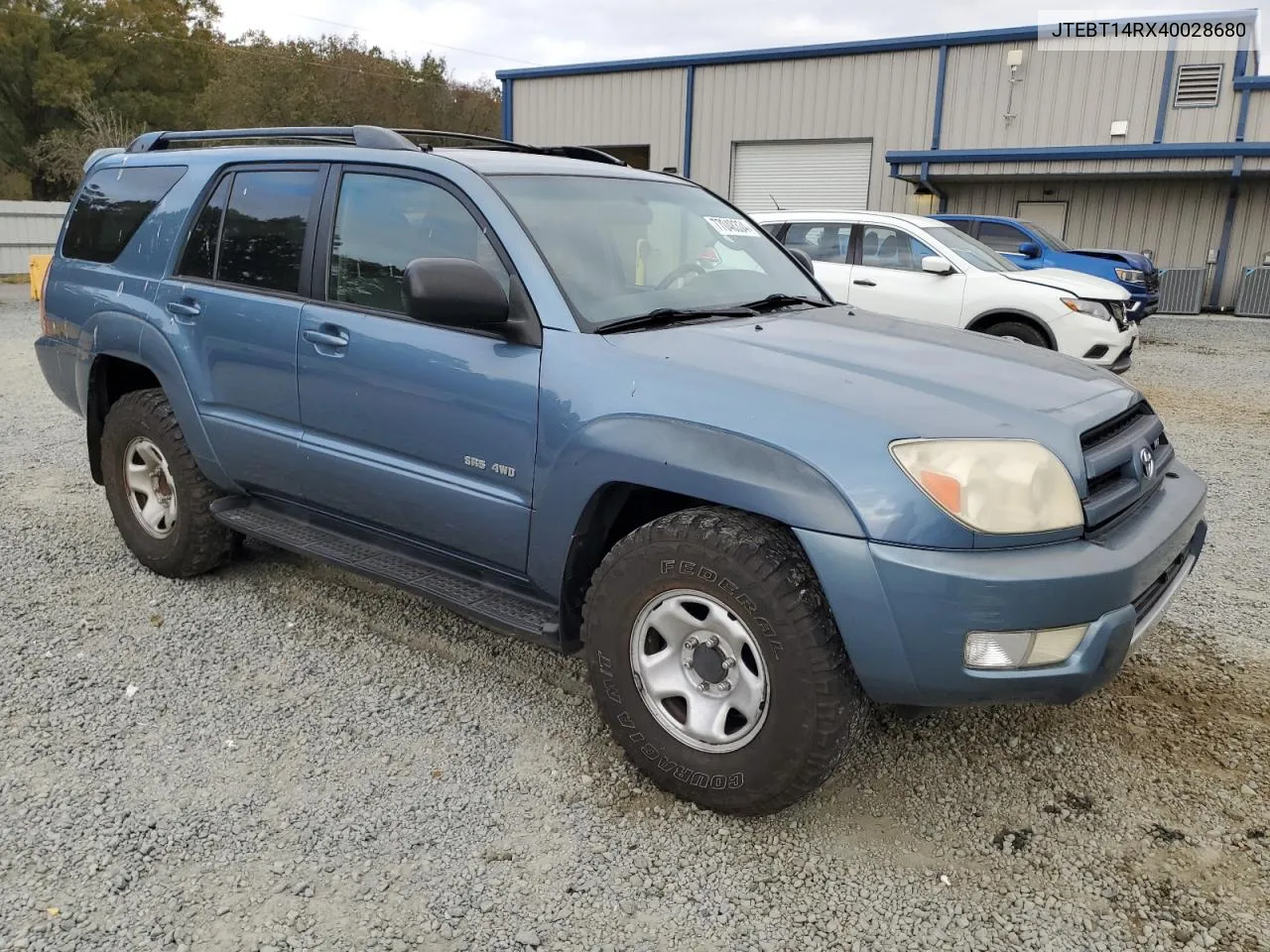 2004 Toyota 4Runner Sr5 VIN: JTEBT14RX40028680 Lot: 77048334