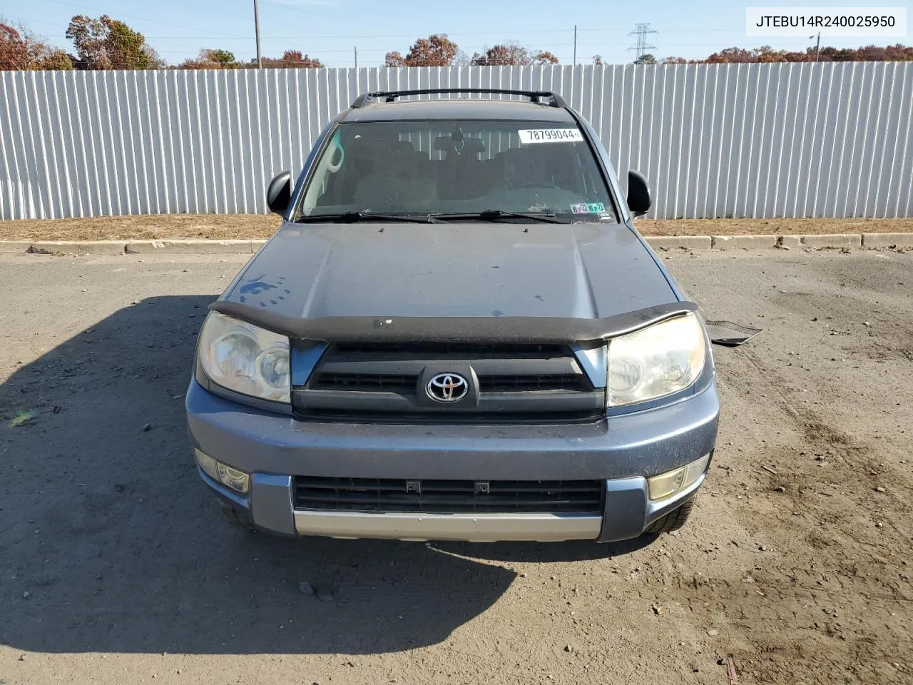 2004 Toyota 4Runner Sr5 VIN: JTEBU14R240025950 Lot: 78799044