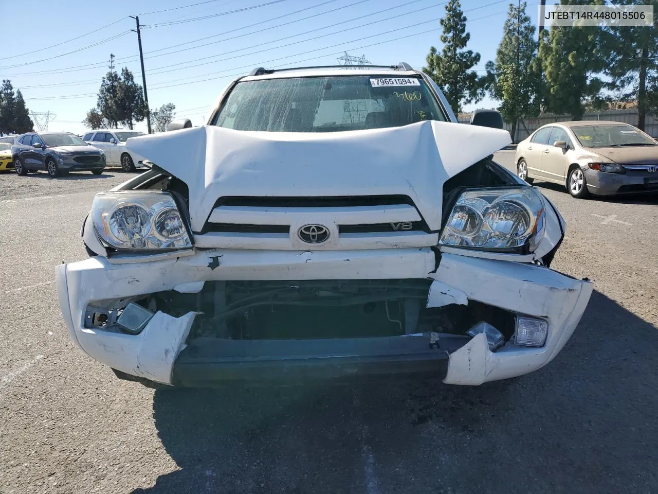 2004 Toyota 4Runner Sr5 VIN: JTEBT14R448015506 Lot: 79651594