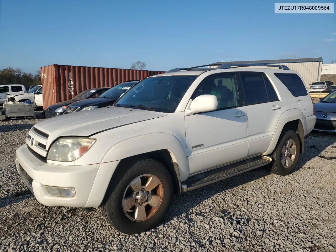 2004 Toyota 4Runner Limited VIN: JTEZU17R048009564 Lot: 80057984