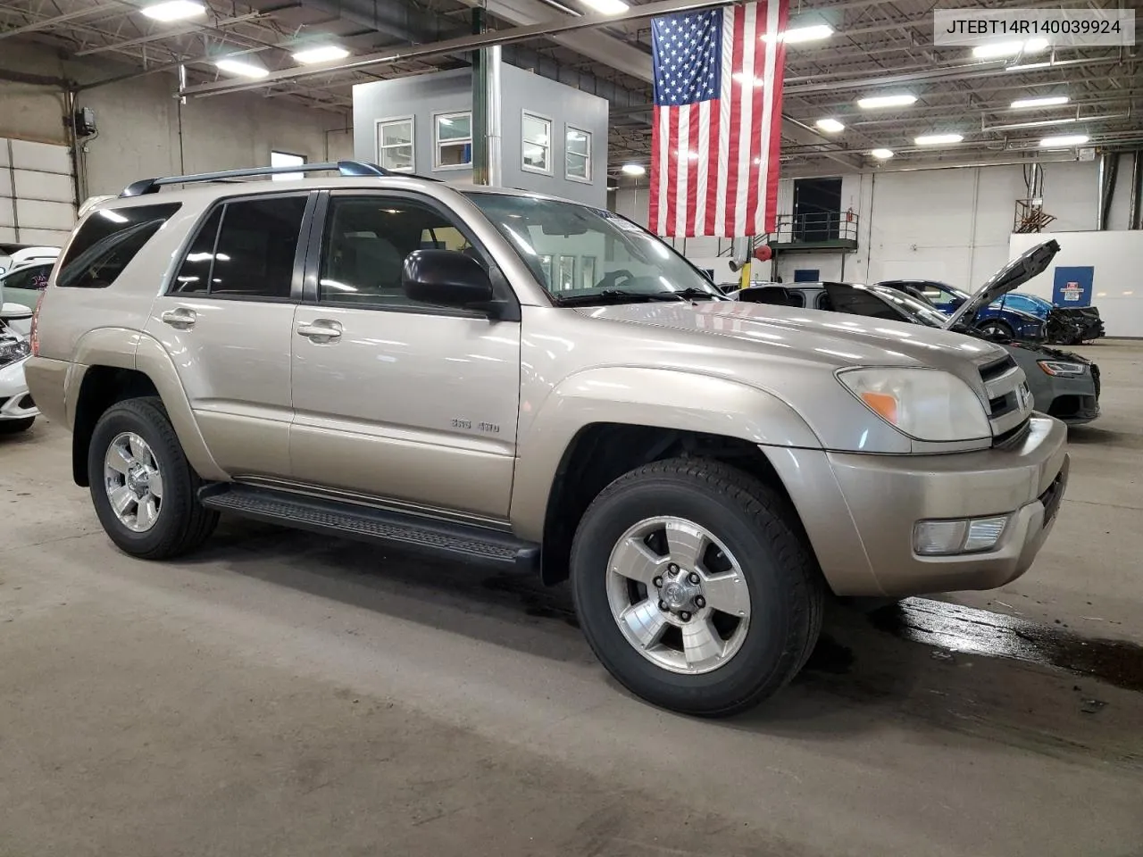 2004 Toyota 4Runner Sr5 VIN: JTEBT14R140039924 Lot: 80067554