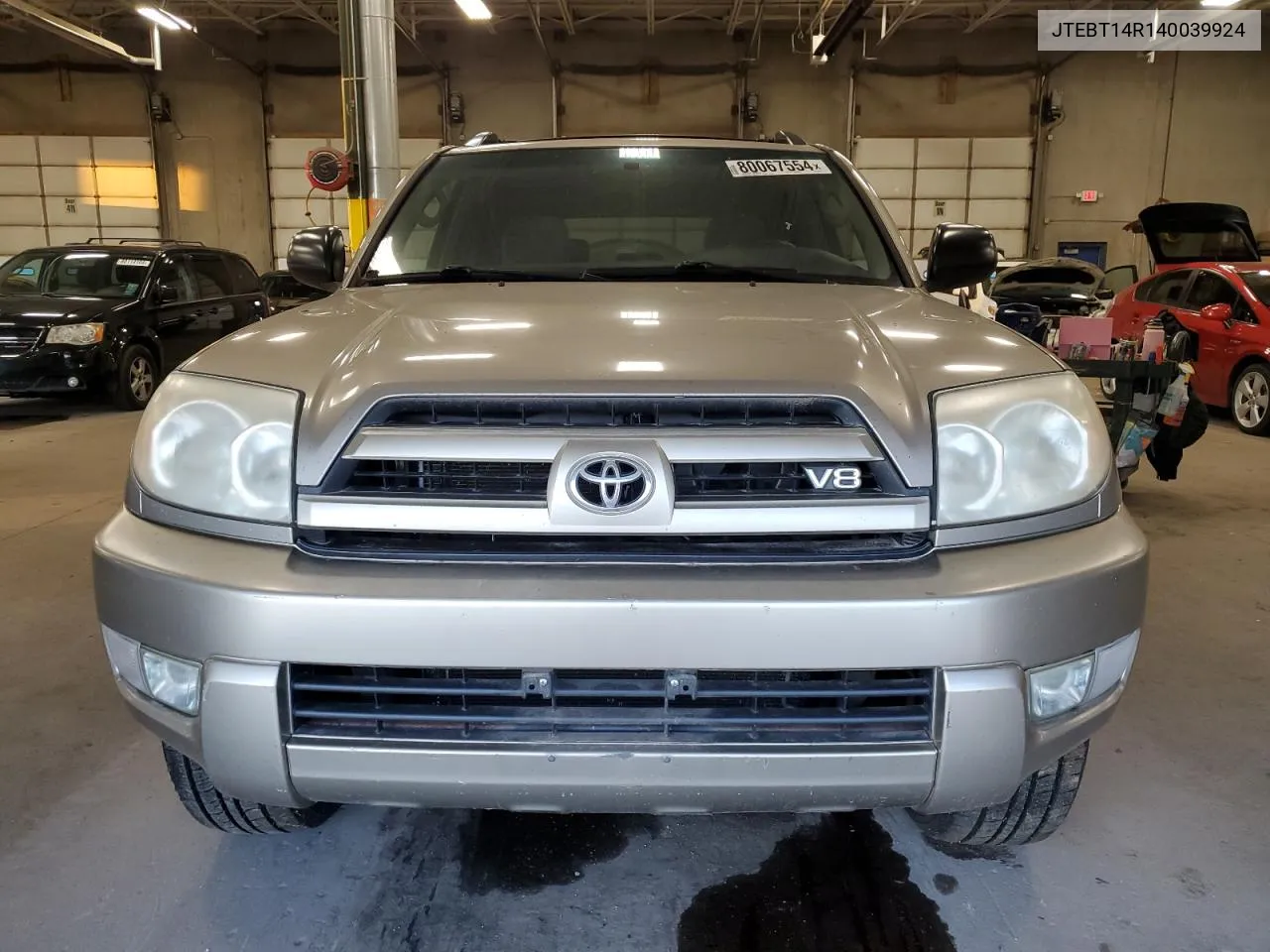 2004 Toyota 4Runner Sr5 VIN: JTEBT14R140039924 Lot: 80067554