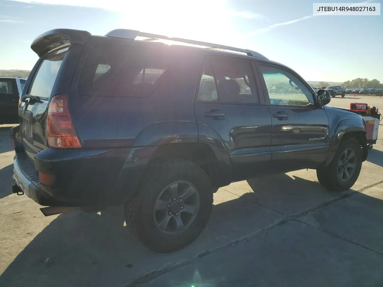 2004 Toyota 4Runner Sr5 VIN: JTEBU14R948027163 Lot: 80337054