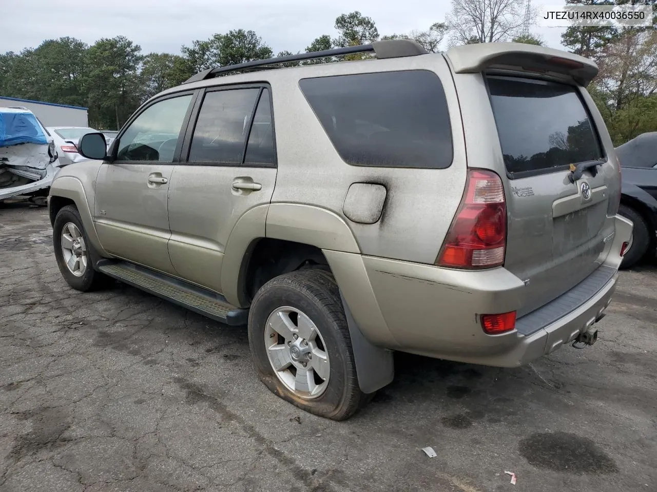 2004 Toyota 4Runner Sr5 VIN: JTEZU14RX40036550 Lot: 80478054