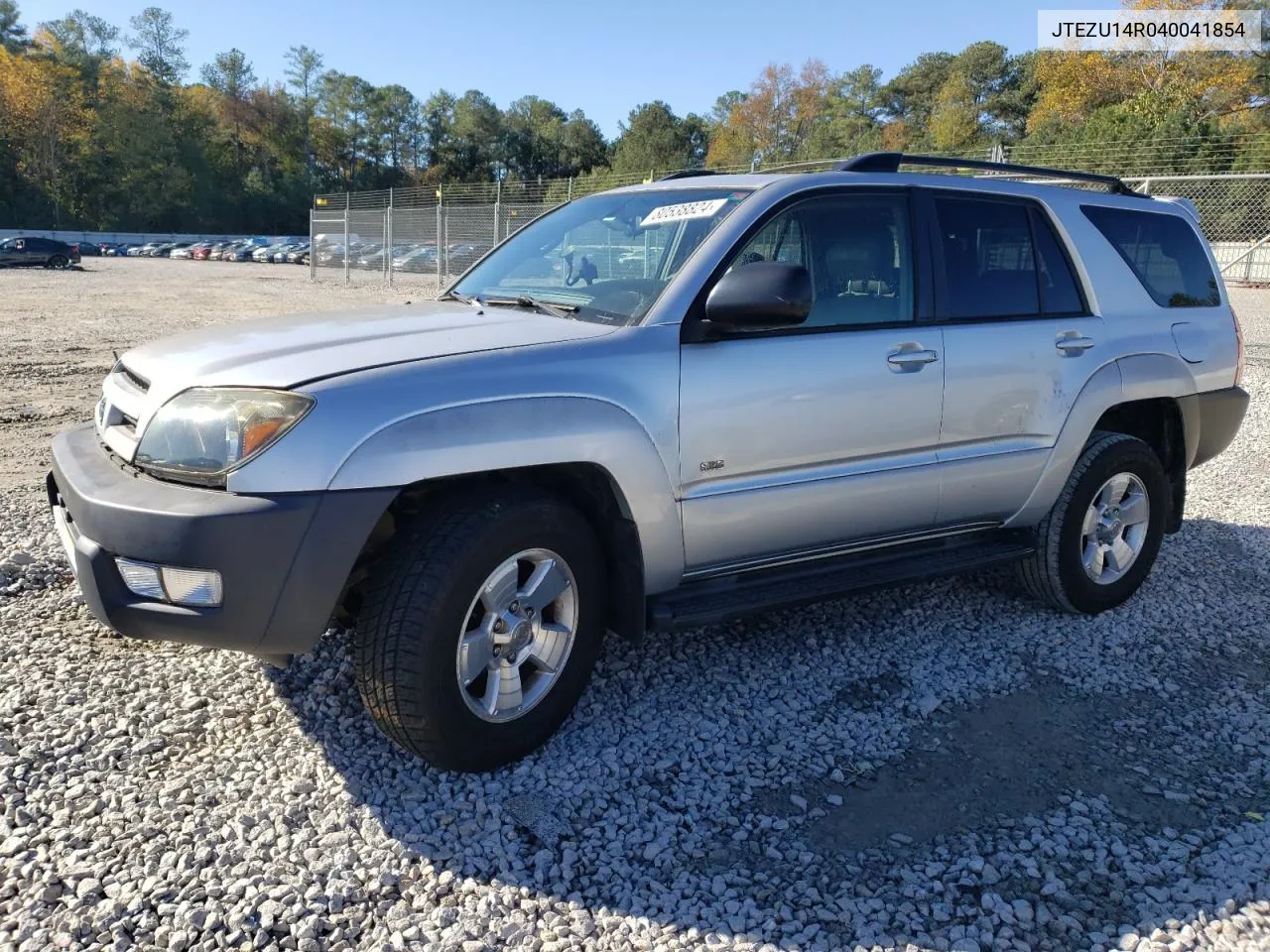 2004 Toyota 4Runner Sr5 VIN: JTEZU14R040041854 Lot: 80538824