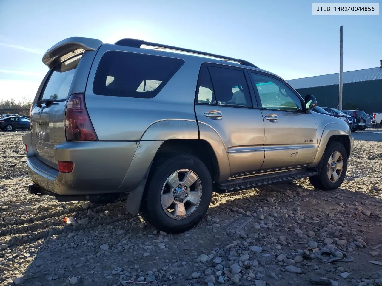 2004 Toyota 4Runner Sr5 VIN: JTEBT14R240044856 Lot: 80894904