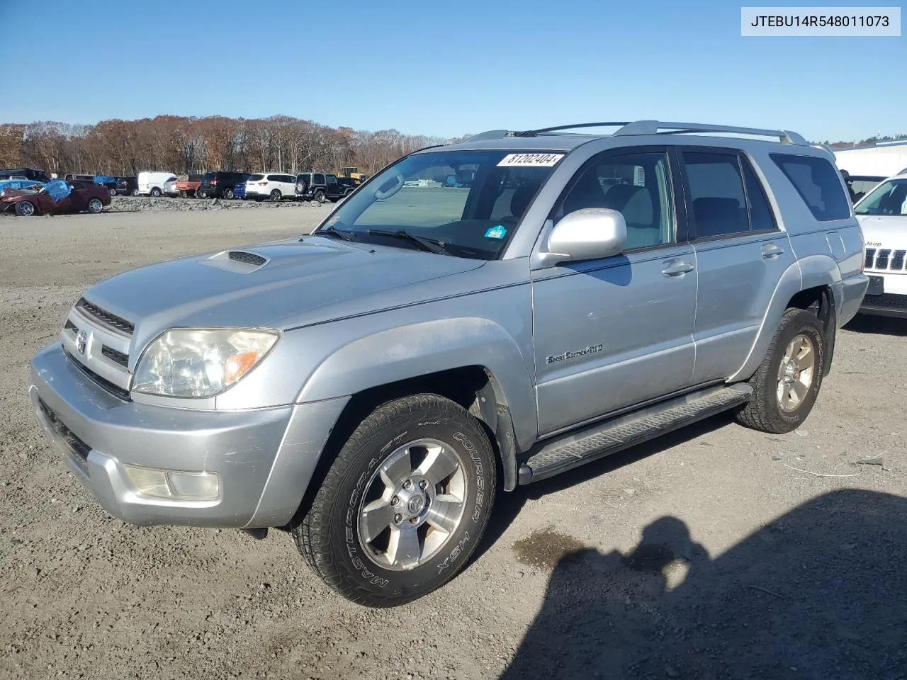 2004 Toyota 4Runner Sr5 VIN: JTEBU14R548011073 Lot: 81202404