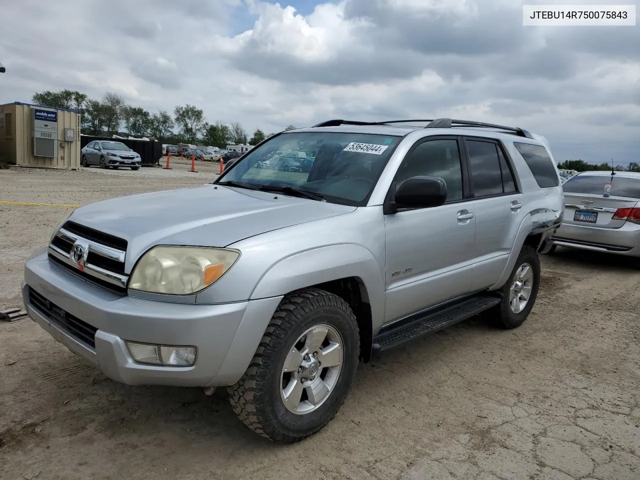 2005 Toyota 4Runner Sr5 VIN: JTEBU14R750075843 Lot: 53645044