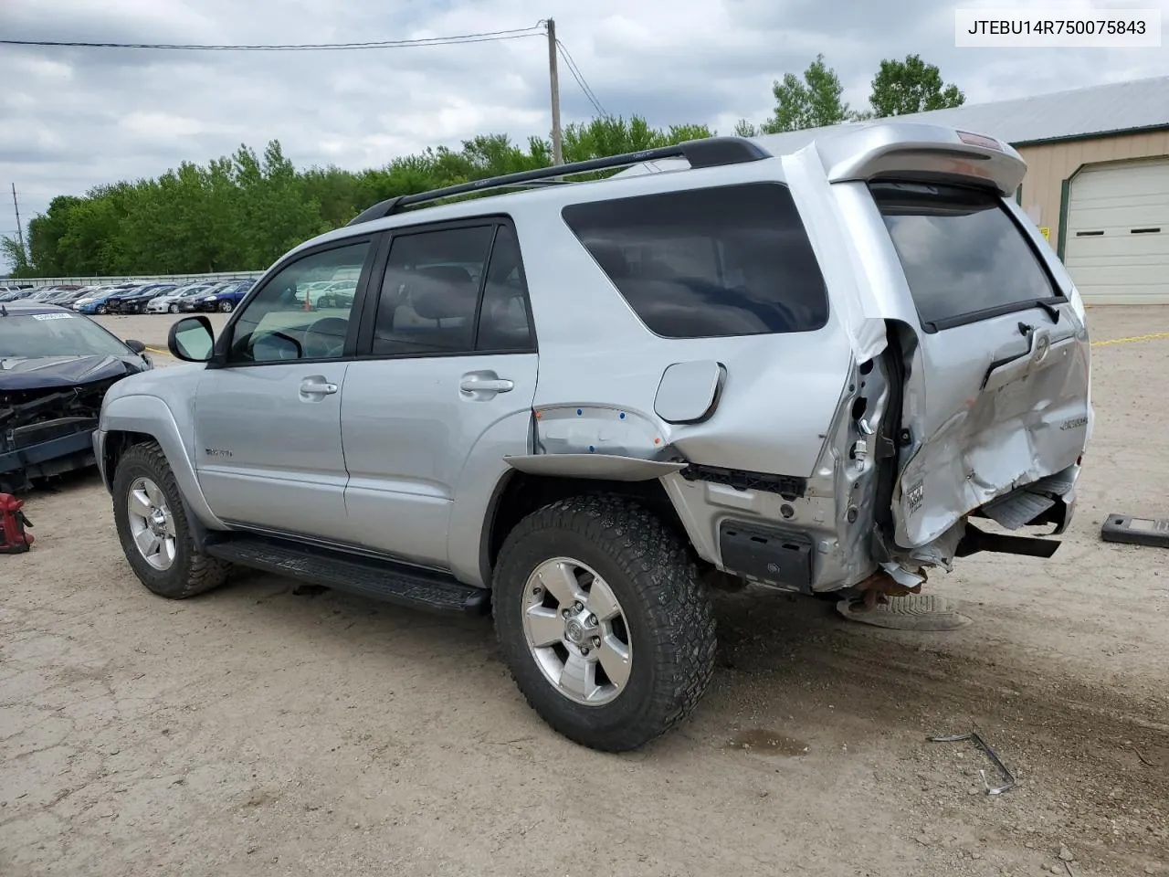 2005 Toyota 4Runner Sr5 VIN: JTEBU14R750075843 Lot: 53645044