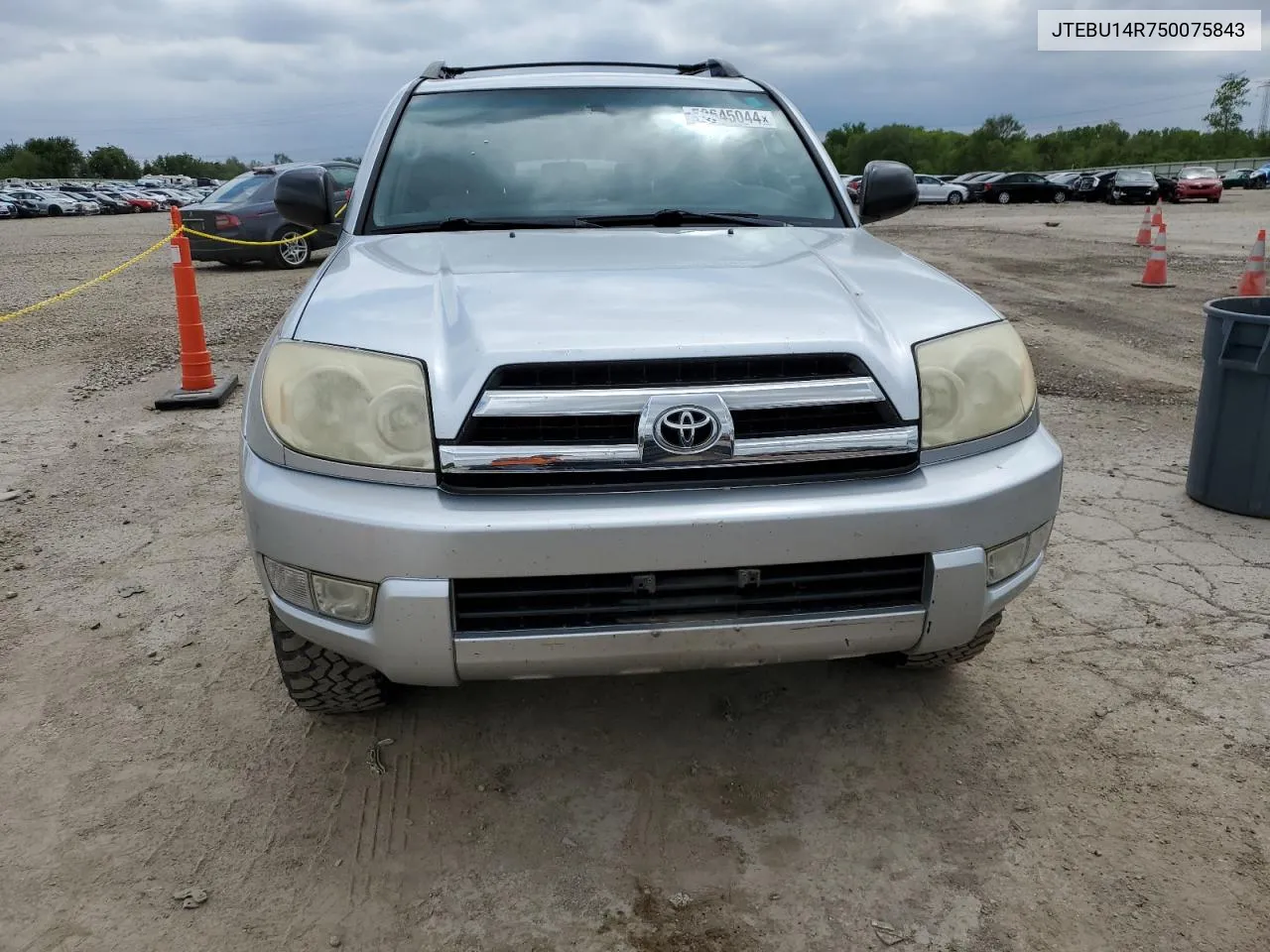 2005 Toyota 4Runner Sr5 VIN: JTEBU14R750075843 Lot: 53645044