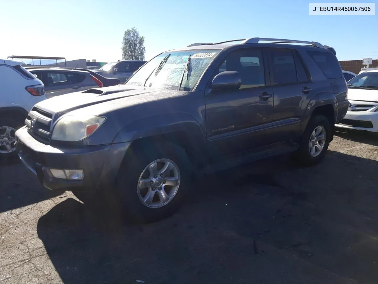 2005 Toyota 4Runner Sr5 VIN: JTEBU14R450067506 Lot: 55026694