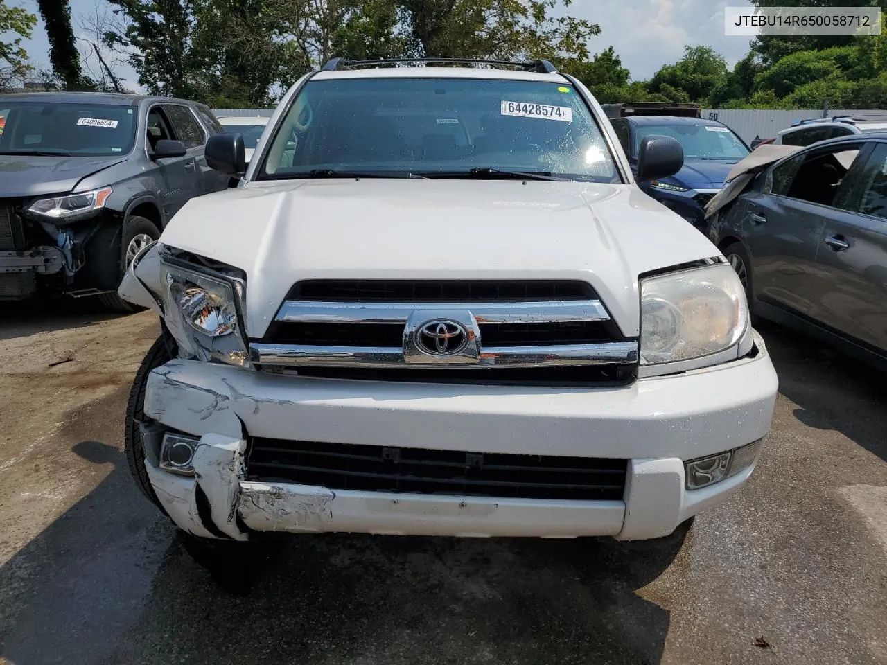 2005 Toyota 4Runner Sr5 VIN: JTEBU14R650058712 Lot: 64428574