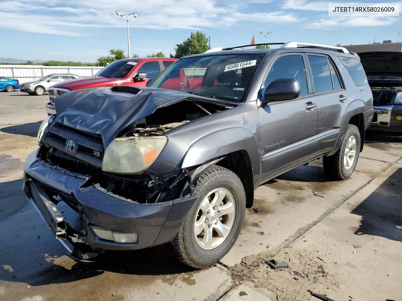 2005 Toyota 4Runner Sr5 VIN: JTEBT14RX58026009 Lot: 65951544