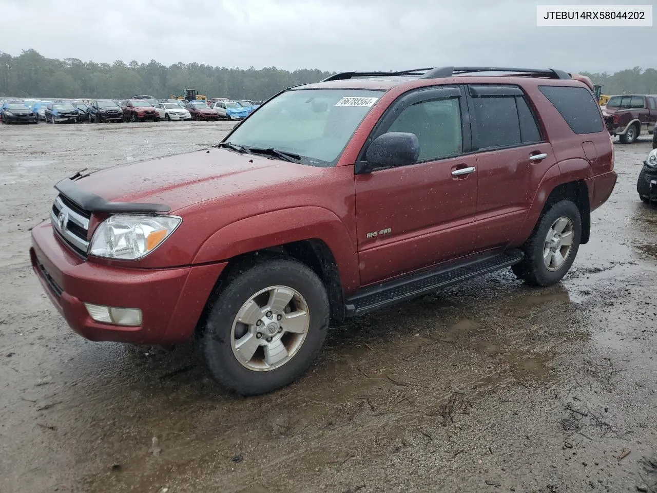 2005 Toyota 4Runner Sr5 VIN: JTEBU14RX58044202 Lot: 66788564