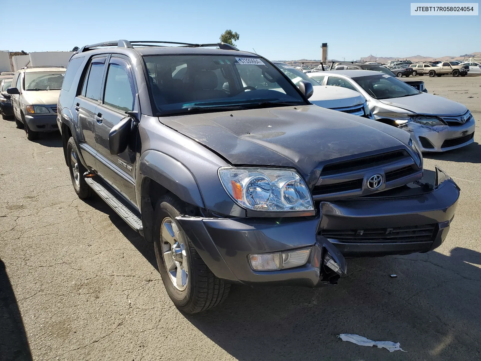 2005 Toyota 4Runner Limited VIN: JTEBT17R058024054 Lot: 67330664