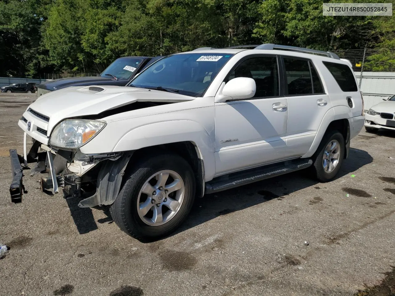 2005 Toyota 4Runner Sr5 VIN: JTEZU14R850052845 Lot: 67348134