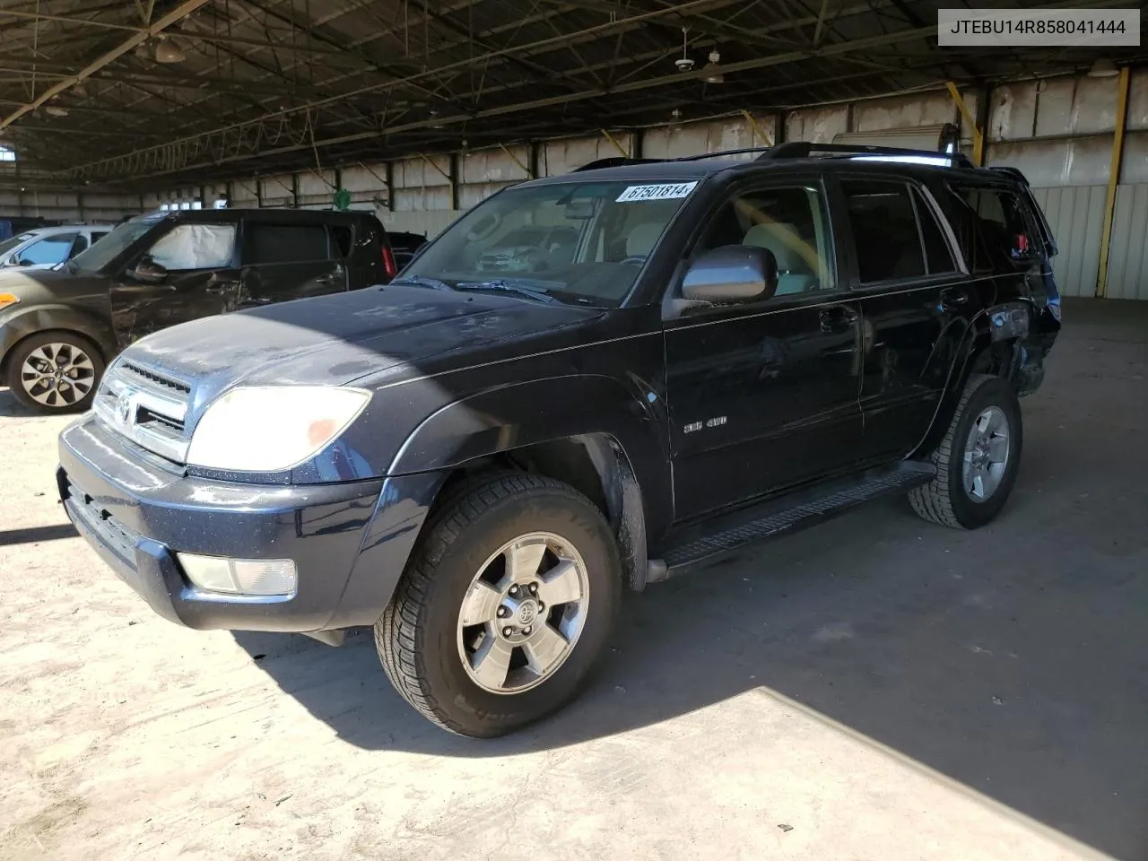 2005 Toyota 4Runner Sr5 VIN: JTEBU14R858041444 Lot: 67501814