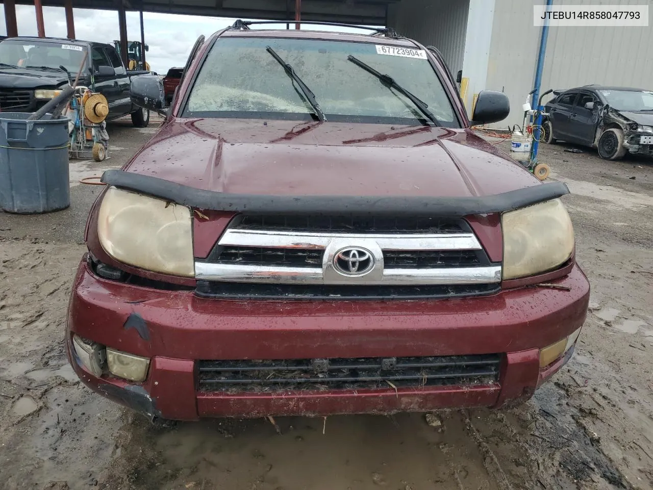 2005 Toyota 4Runner Sr5 VIN: JTEBU14R858047793 Lot: 67723904