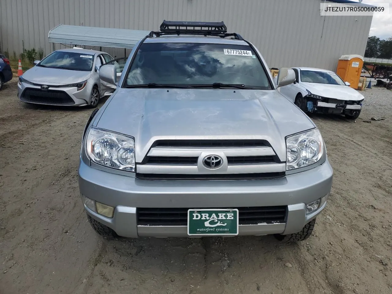 2005 Toyota 4Runner Limited VIN: JTEZU17R050060059 Lot: 67775244