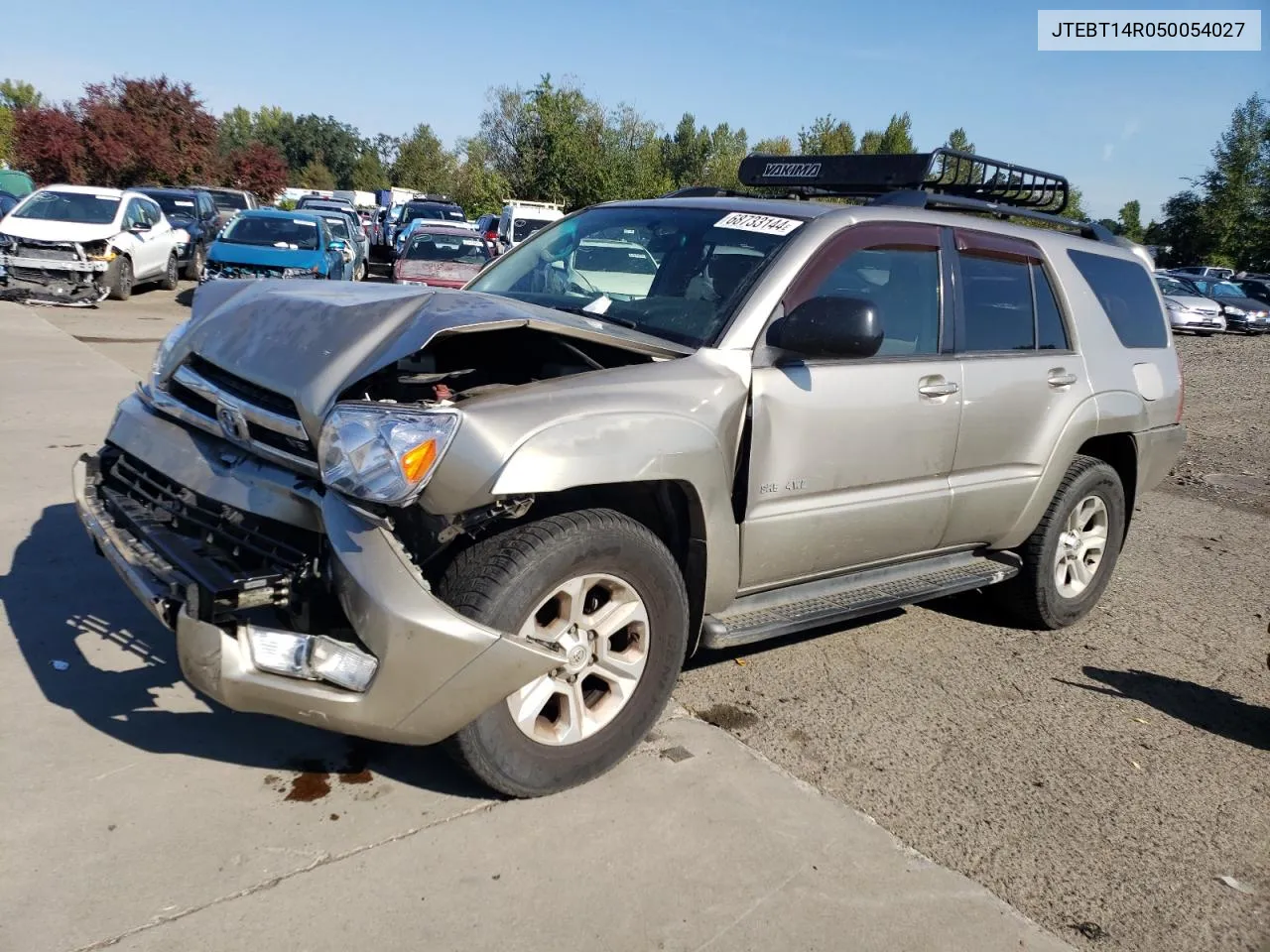 JTEBT14R050054027 2005 Toyota 4Runner Sr5