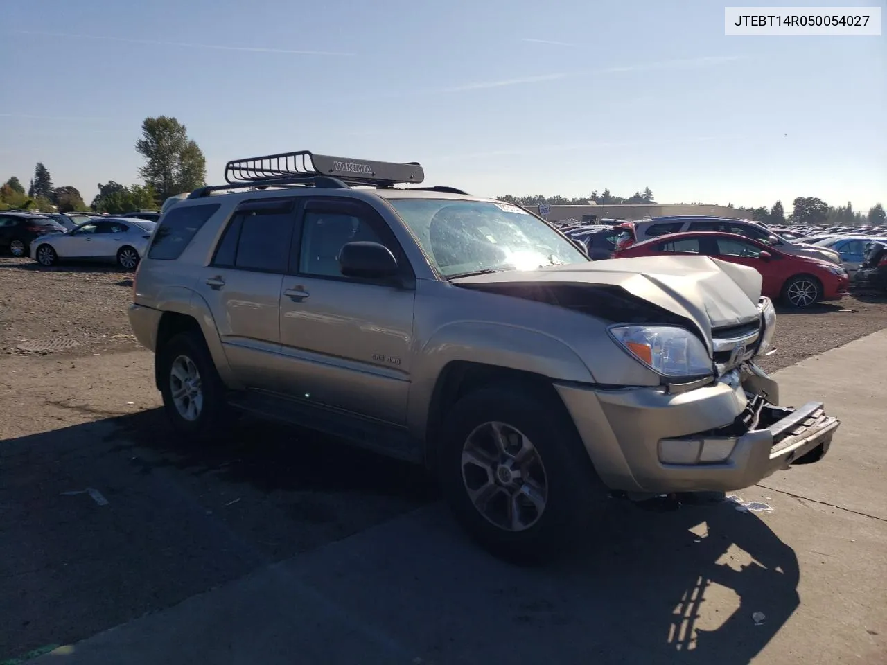 2005 Toyota 4Runner Sr5 VIN: JTEBT14R050054027 Lot: 68733144