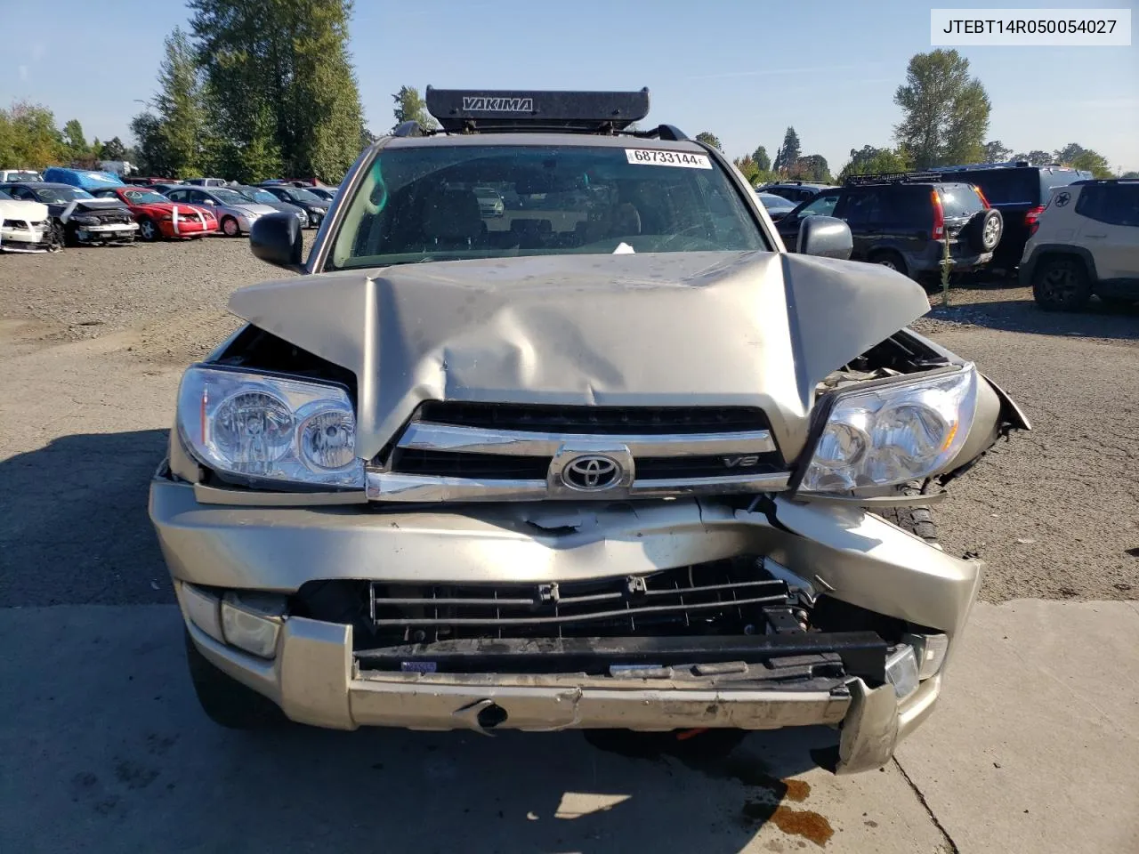 2005 Toyota 4Runner Sr5 VIN: JTEBT14R050054027 Lot: 68733144