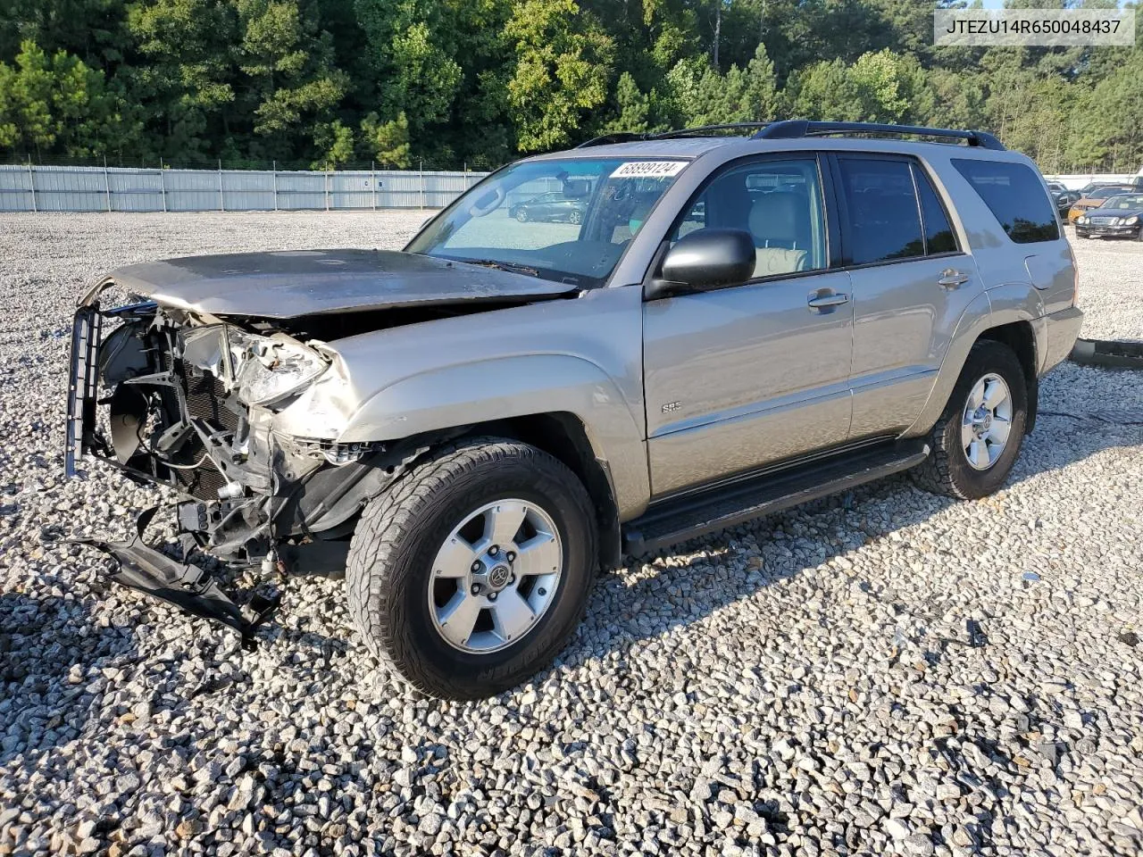 2005 Toyota 4Runner Sr5 VIN: JTEZU14R650048437 Lot: 68899124