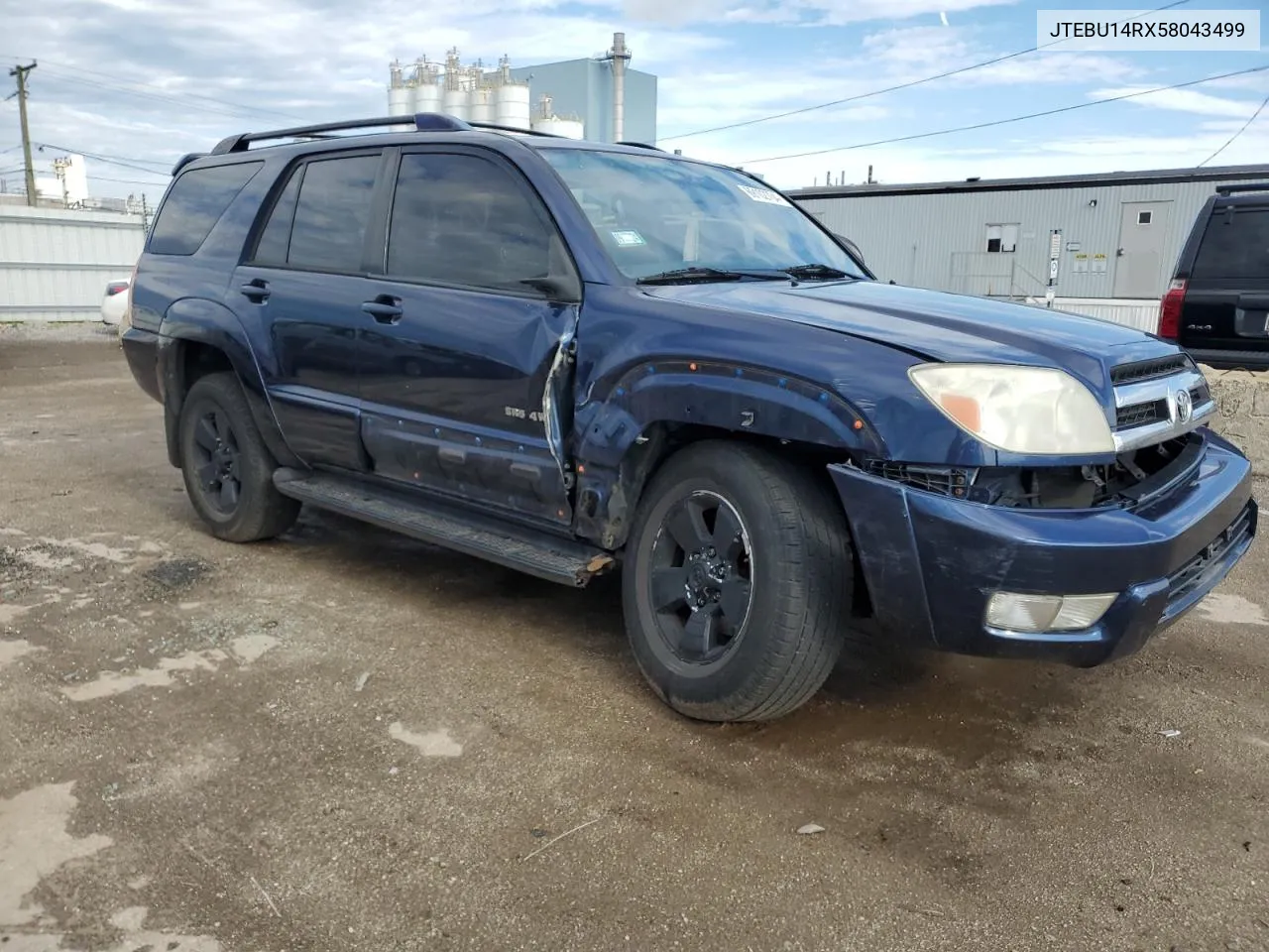 2005 Toyota 4Runner Sr5 VIN: JTEBU14RX58043499 Lot: 69102704