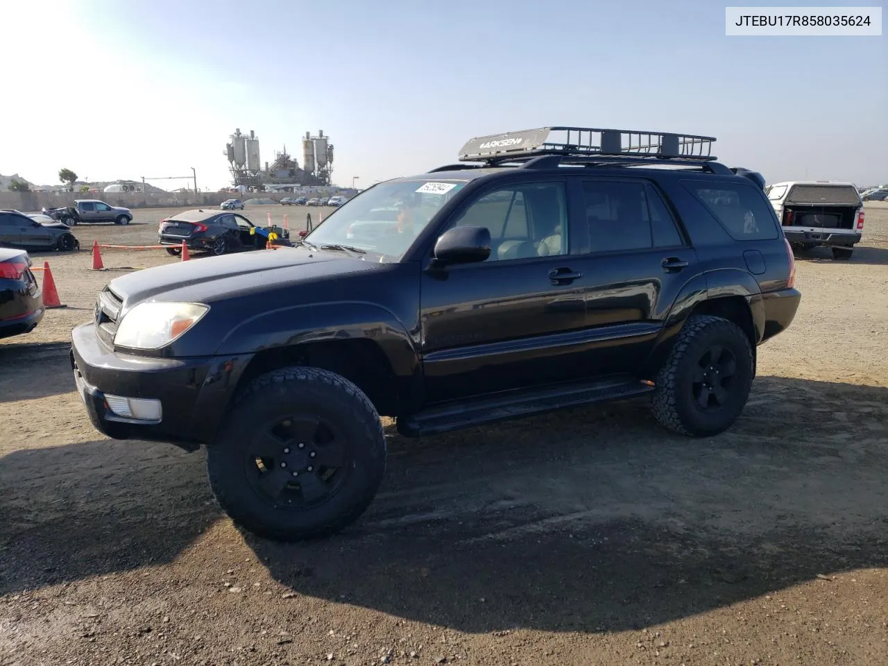 2005 Toyota 4Runner Limited VIN: JTEBU17R858035624 Lot: 69253944